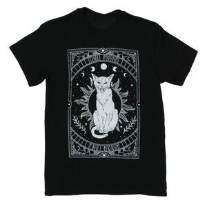 Black Cat, The Moon shirt, size large